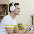 Casque gaming sans fil BINNUNE BW06 - porté en situation de jeu