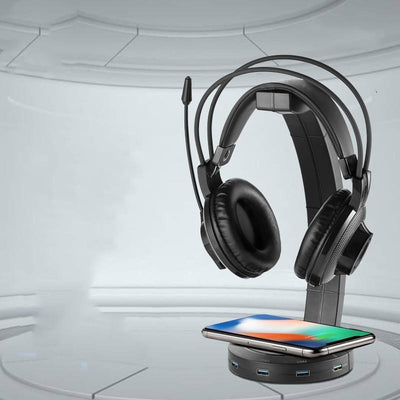 Support de casque RGB multifonction avec charge USB
